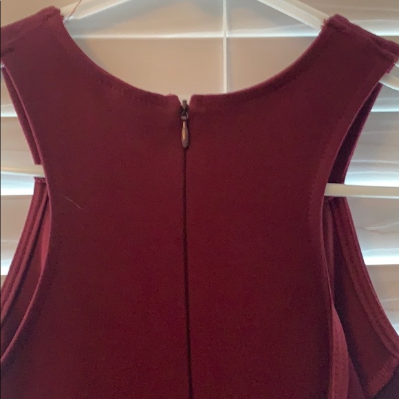 Maroon keyhole cocktail/homecoming bodycon dress - Picture 5 of 5